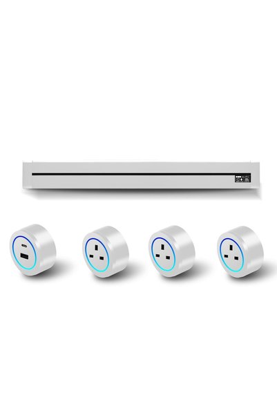 Generic Track Outlet, Removable Electrical Outlet Track System, Wall Mount Po...