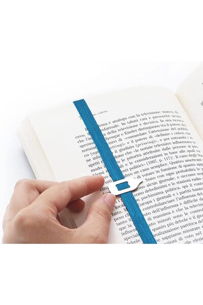 Generic فاصل كتب مرن مثالي لأي كتاب - تصميم إيطالي الصنع، فواصل كتب للمكتب وا...