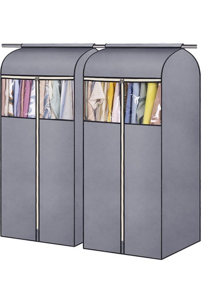 Generic 54'' Hanging Garment Bags for Closet Storage Sealed Completely Jacket...