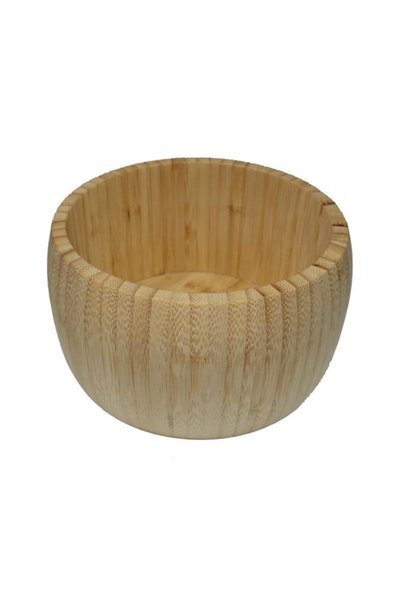 GRÜNBERG Set 2 x Bol pentru Salata, din Bambus, 15 x 15 x 8 cm, Grunberg