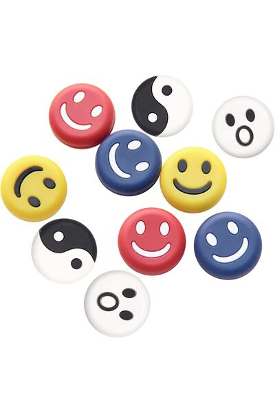 Generic Tennis Racket Vibration Dampeners, 10 Pcs Colorful Silicone Racket Sh...