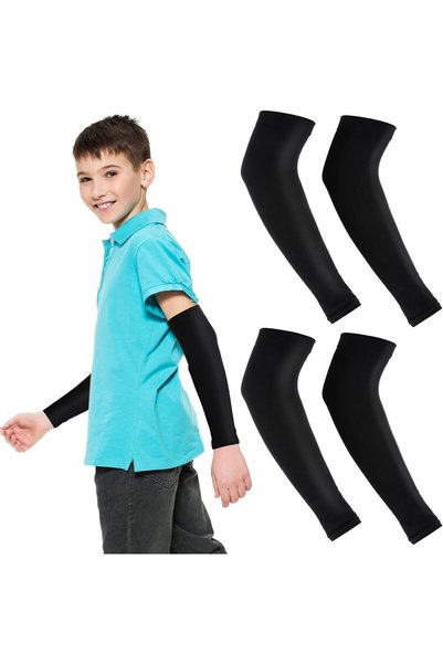 Generic تيلووكو، زوجان من أكمام الحماية من الشمس للأطفال، أكمام واقية من الأش...