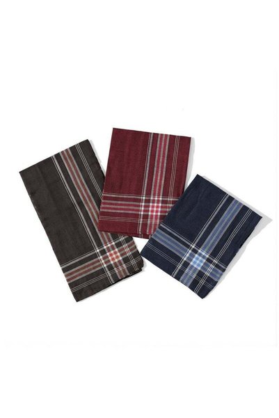 Arabest 6 Pack Plaid Retro Handkerchiefs, 36cm, Soft No Fray No Fade for Dail...