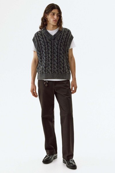 H&M Relaxed Fit Cotton sweater vest