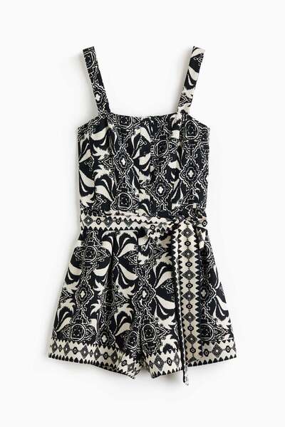 H&M Tie-belt playsuit