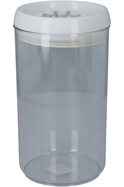 Generic حاوية طعام أسطوانية شفافة وبيضاء من فليب-تايت سعة 67 أونصة طراز NLC50...