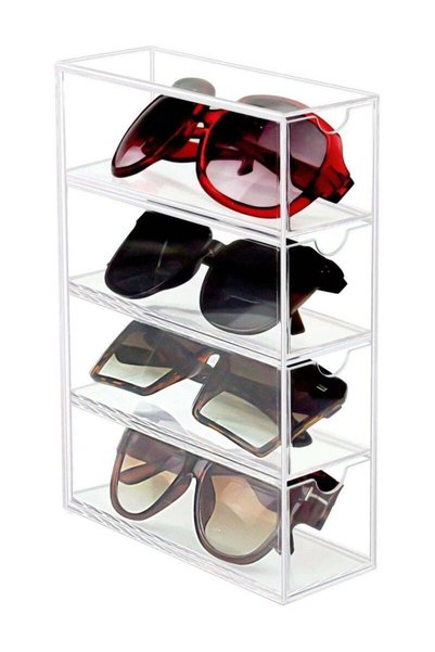 CITYRIYA LONG CityRiya-Long Sunglasses Organizer, Sunglass Storage Box, Acryl...