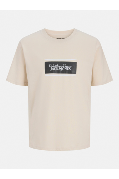 Jack & Jones تي شيرت بيج بطباعة جرافيك وياقة دائرية
