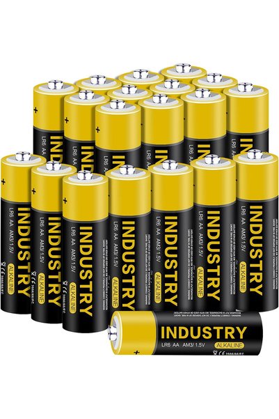 Generic Batteries AA 20PACK - 1.5 Volt Performance Alkaline Batteries, Long L...