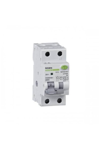 NOARK Automatic fuse with differential protection 32A 2P, AC type, 30mA, 4.5kA,