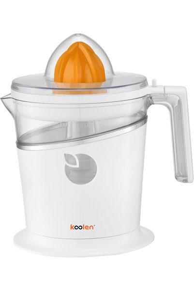 Generic 40W Stainless Steel Decorative Orange Juicer, 0.8 Liter Capacity, White