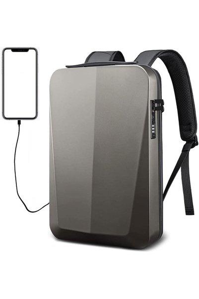 Generic Anti Theft Laptop Backpack for Men, Hardshell Waterproof Anti-theft T...