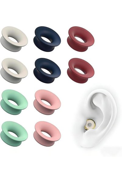Yelajoy 10Pcs Mute Style Earplugs Replacement Pack, Extra 5dB Noise Reduction...