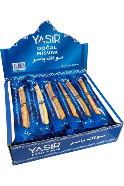 Yasir Miswak. Vacuum-Packed. Fresh. 25 Pieces. Fresh Miswak. Natural Vacuum-P...