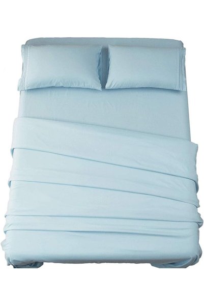 Generic Bed Sheet Set Super Soft Microfiber 1800 Thread Count Luxury Egyptian...