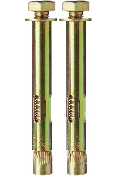 Generic مسمار سداسي الرأس مع غلاف تثبيت M8 × 10 مم × 80 مم (عبوة من قطعتين)