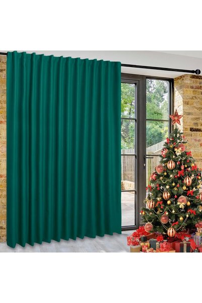 Generic Privacy Room Divider Blackout Curtain - Christmas Patio Sliding Door ...