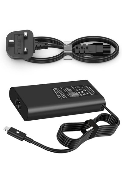 Generic شاحن USB-C بقوة 65 واط لأجهزة DELL XPS 13 و15 و12 و9365 و9350 و9360 و...