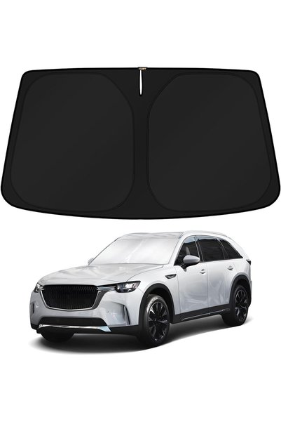 Generic واقي شمس للزجاج الأمامي لسيارة مازدا CX-90 CX90 PHEV موديلات 2024 202...