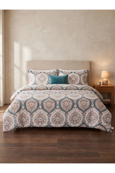 Styli Impression Double Comforter 215x235 Cm, Teal