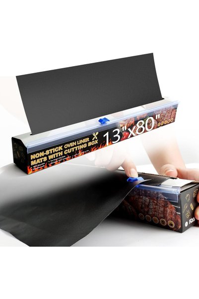 Generic Oven Liners for the Bottom of Oven, 80" Roll Large Oven Liners with S...