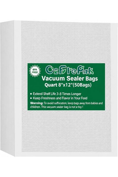 Generic Quart 8"x12" Vacuum Sealer Bags 50ct for Food Storage