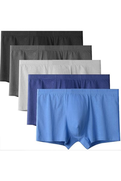 Generic Stretch Low Rise Trunks, Cotton Underwear for Men (5 Pieces)