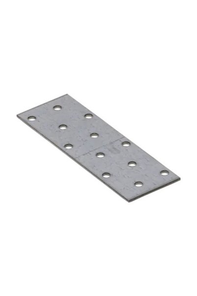 Domax Placă perforată plată din otel zincat pentru de constructii lemn, 120x4...