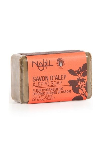 NAJEL Aleppo Soap with Orange Blossoms, 100 g