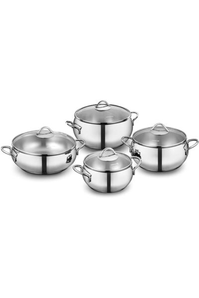 Generic Tombek steel cookware set, 8 pieces