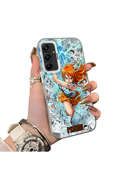 Hontinga Samsung Galaxy A25 Compatible Silicone Hard-Edge Back Case with "Nam...