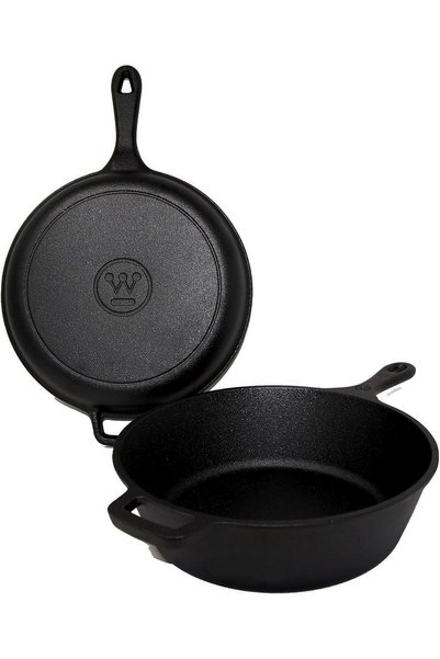Generic USA 3-Quart Pre-Seasoned Cast Iron Dutch Oven with 10.25-Inch Skillet...