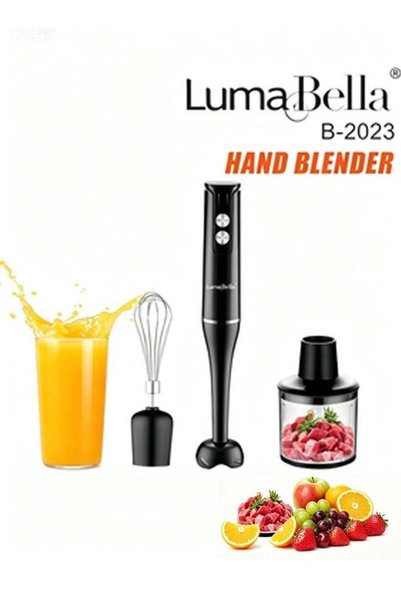 Luma Bella 4 in 1 Hand Blender,Multifunctional Food Processor,2-Speed Hand St...