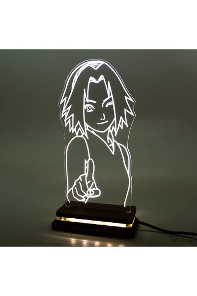 Generic Brand Φωτιστικό LED "Naruto Shippuden - Sakura" W00725 Λευκό