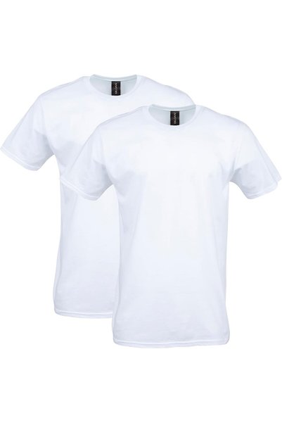 Generic mens Fitted Cotton T-Shirt, 2-Pack Shirt