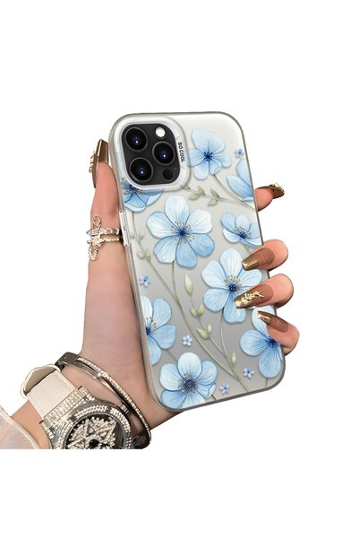 Hontinga iPhone 14 Pro Max Compatible Silicone Edge-Reinforced Back Case with...