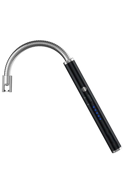 urevo USB Rechargeable Electric Arc BBQ Lighter Candle Lighter Black