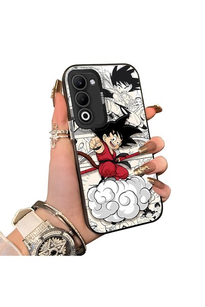 Hontinga OPPO A5 4G-Compatible Silicone Hard-Edge Back Case with Goku Design—...