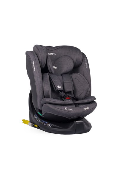 Kraft Figo Fix i-size (40-150 cm) 0-36 Kg Oto Koltuğu Gri