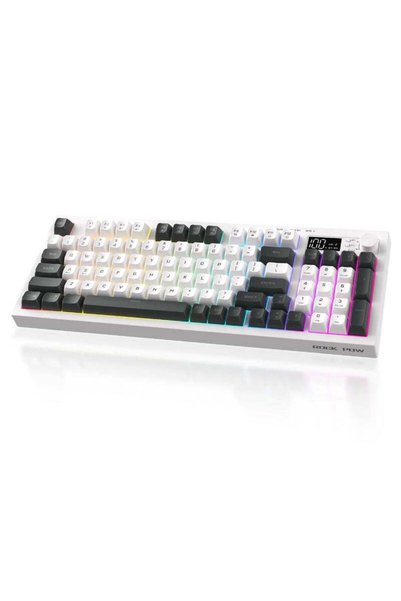 ROCK POW 85% 94 Key Wireless Gaming Keyboard Bluetooth Computer Keyboard with...