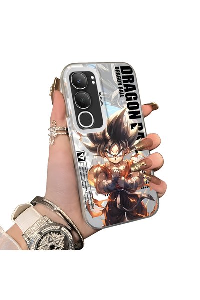 Hontinga Vivo Y19S Compatible Silicone Hard-Edge Back Case with Dragon Ball D...