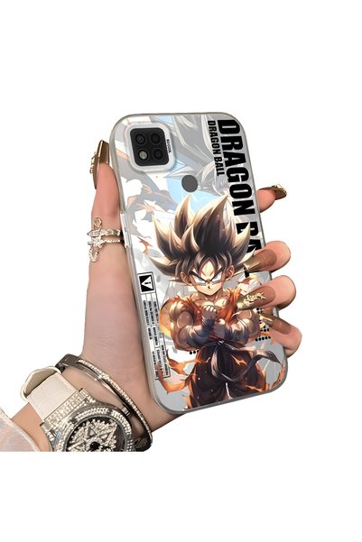 Hontinga Poco C31 Compatible Silicone Edge-to-Edge Hard Back Case with Dragon...