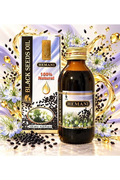 HEMANI Black Seed Oil 125ml | 100% Pure & Natural | Cold Pressed | Hair, Skin...