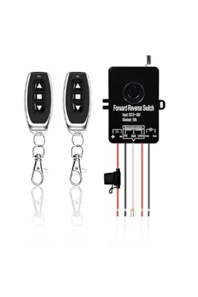 GENERAL DC5V to 48V 10A Waterproof Wireless Remote Forward Reverse Switch-Lin...