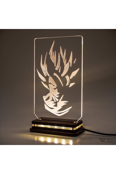Generic Brand Φωτιστικό LED "Dragonball - Son Goku" W00819 Λευκό