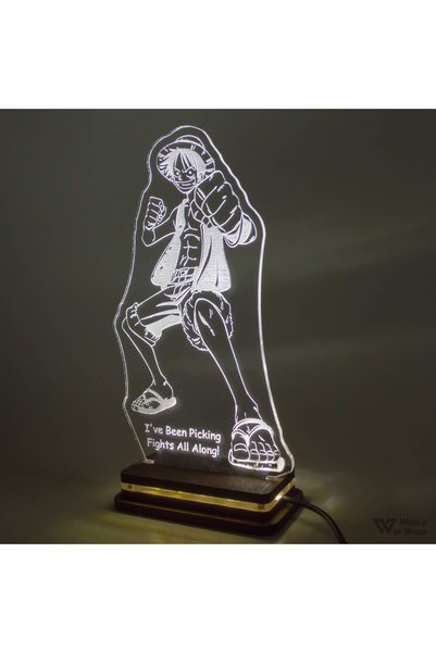 Generic Brand Φωτιστικό LED "One Piece Luffy" W00712 Λευκό