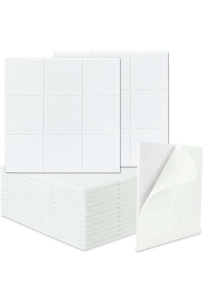 KASTWAVE 12 Pack Acoustic Panels, 12 X 12 X 0.4 Inches Self-adhesive Acoustic...