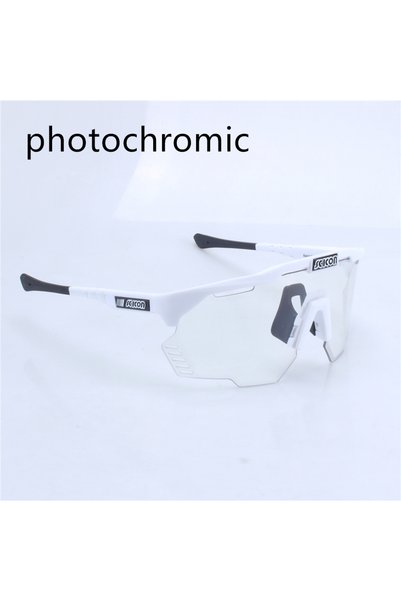 Choice photochromic A SCICON AEROSHADE KUNKEN UV400 Cycling Sunglasses with C...
