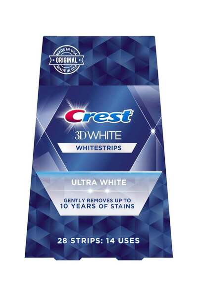 Crest شرائط بيضاء ثلاثية الأبعاد