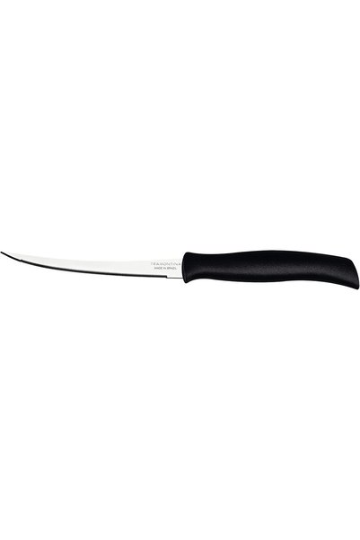 Generic Athus 5 Inches Tomato Knife with Stainless Steel Blade and Black Poly...